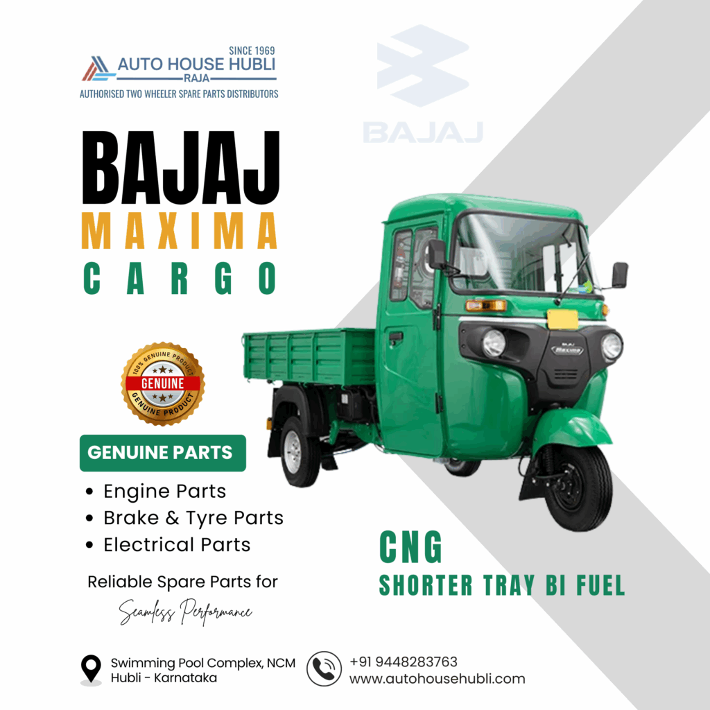 BAJAJ Maxima Cargo CNG Shorter Tray BI FUEL
