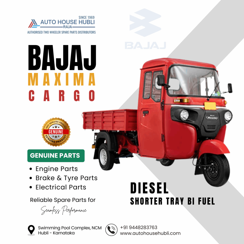 BAJAJ Maxima Cargo DIESEL Shorter Tray BI FUEL